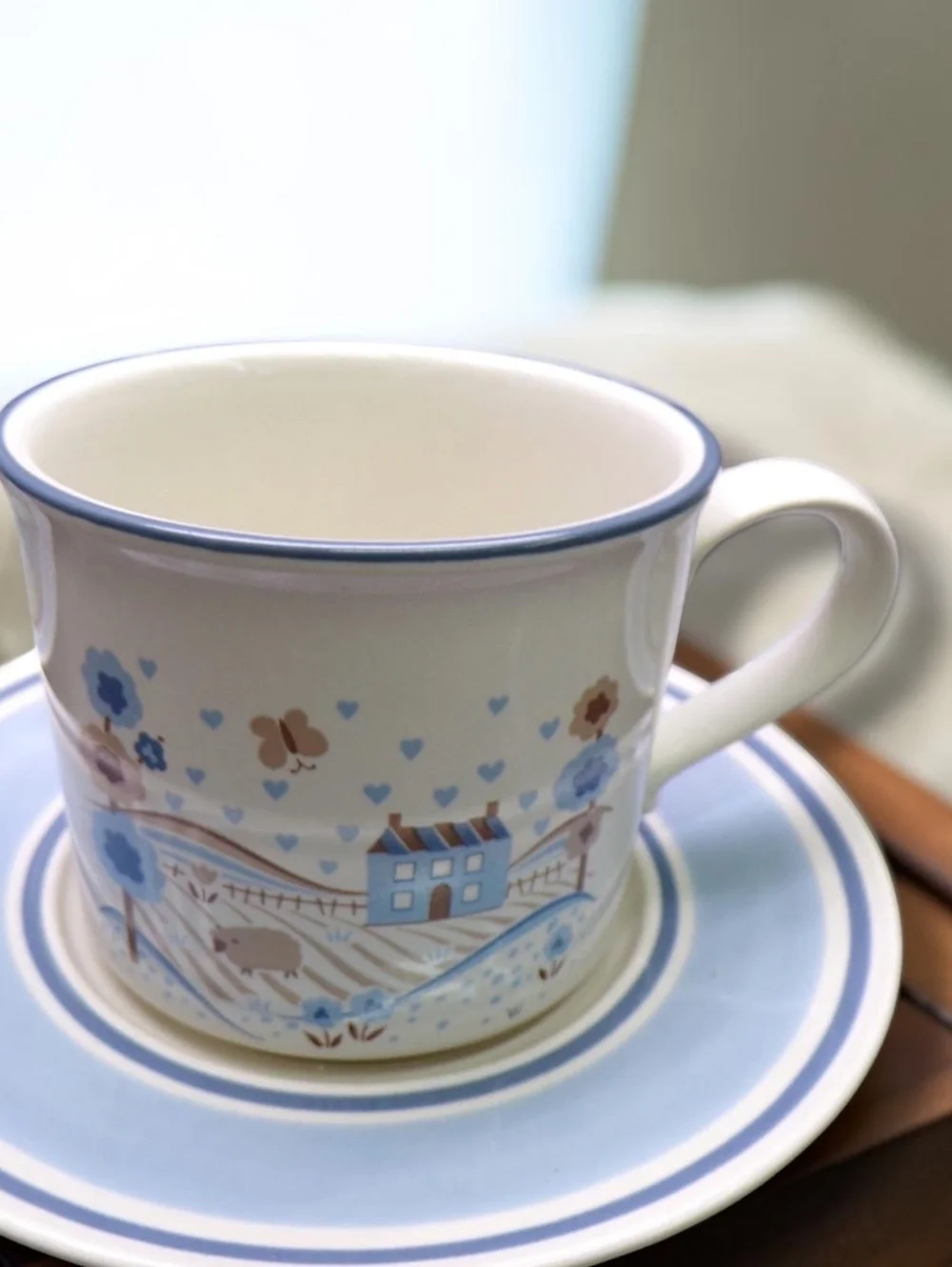 Vintage Hearthside Museum Collection Primitif Coffee Mug Farmhouse Stoneware